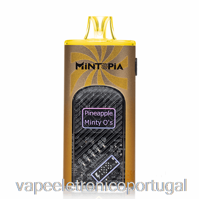 Vape Eletrônico Mintopia Turbo 9000 Descartável Abacaxi Minty O's